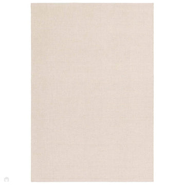Finley Modern Plain Basketweave Hand-Woven Tonal Textured Durable Wool-Blend Flatweave Loop Pile Ivory Rug-Asiatic Carpets-Rug Love - The Most Loved Rug Store